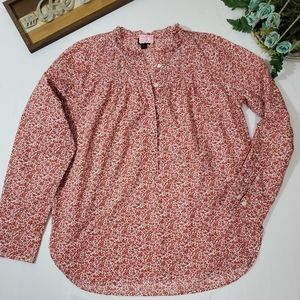 J. Crew Tops - J. Crew Ruffle Liberty Popover Chamomile J. Crew Tops - J. Crew Ruffle Liberty Popover Chamomile